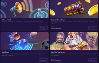 SpinBet promotions: Refer a Friend, Surprise Bonus Drops, Multi Boost, and Spin Blitz Tournament